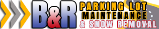 B&R Parking Lot Maintenance Logo